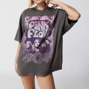 Urban Outfitters Pink Floyd Tee Shirt Dress - Charcoal